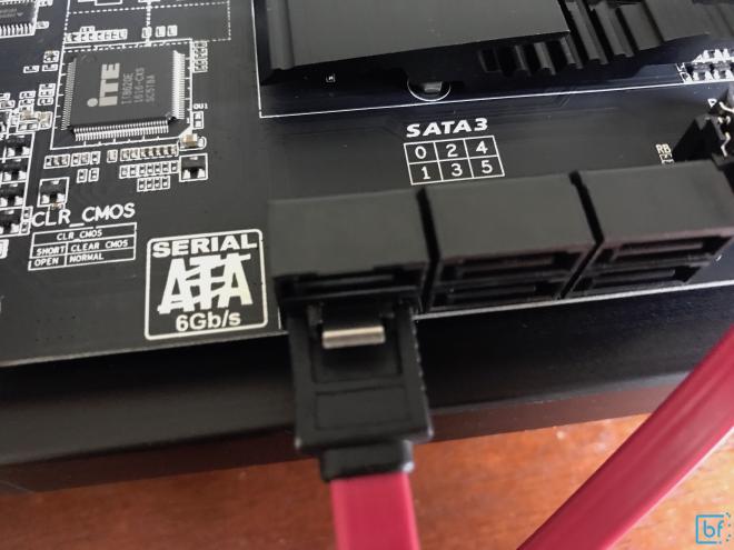 SATA connection