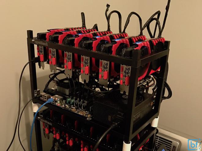 Rig with GPUs